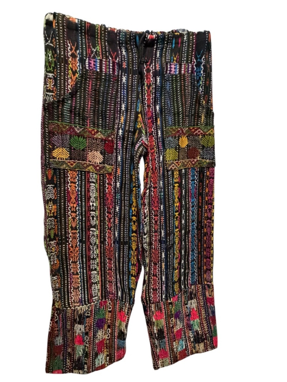 Colorful Patterned drawstring waist pants size S … - image 1